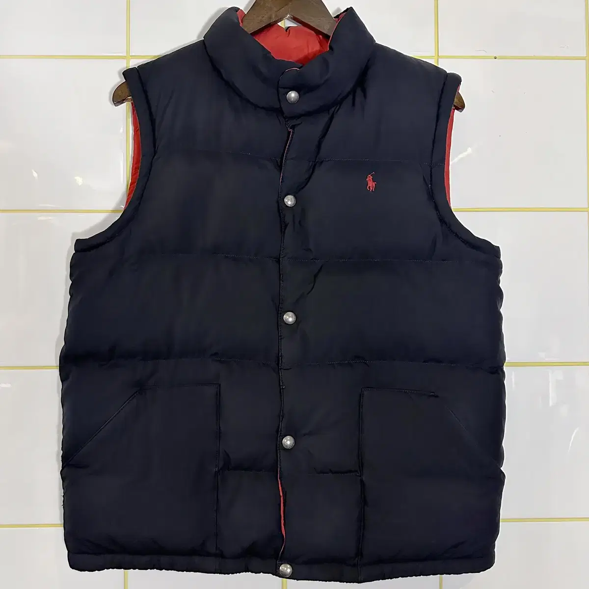 Polo Duck Down Reversible Padded Vest Jumper Best BoyXL Men's95