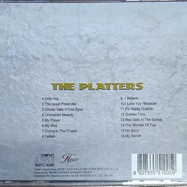 The Platters cd