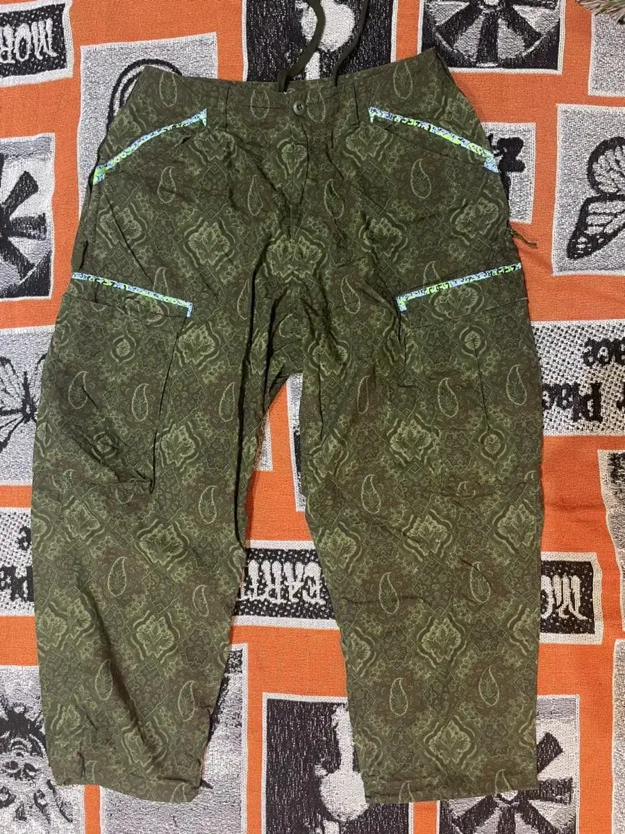 Beams x SSZ Paisley Cargo Pants