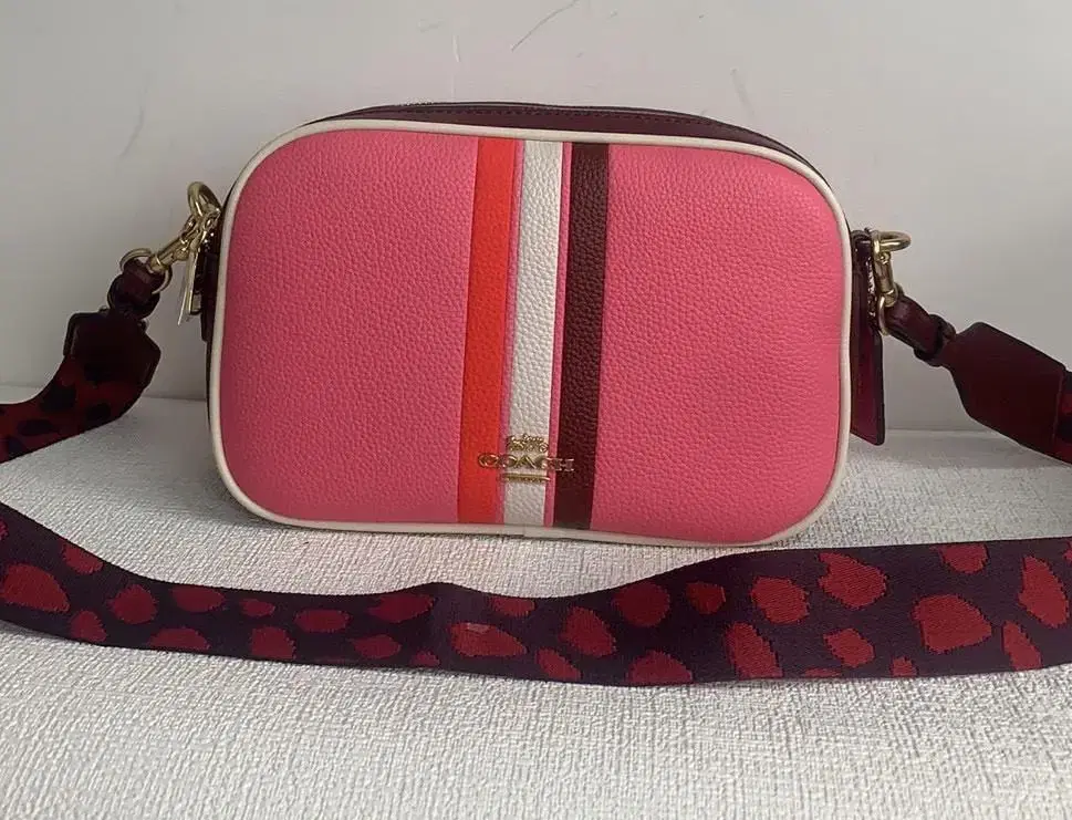 COACH C4079 Crossbody Bag Pink Bloo Overseas Direct