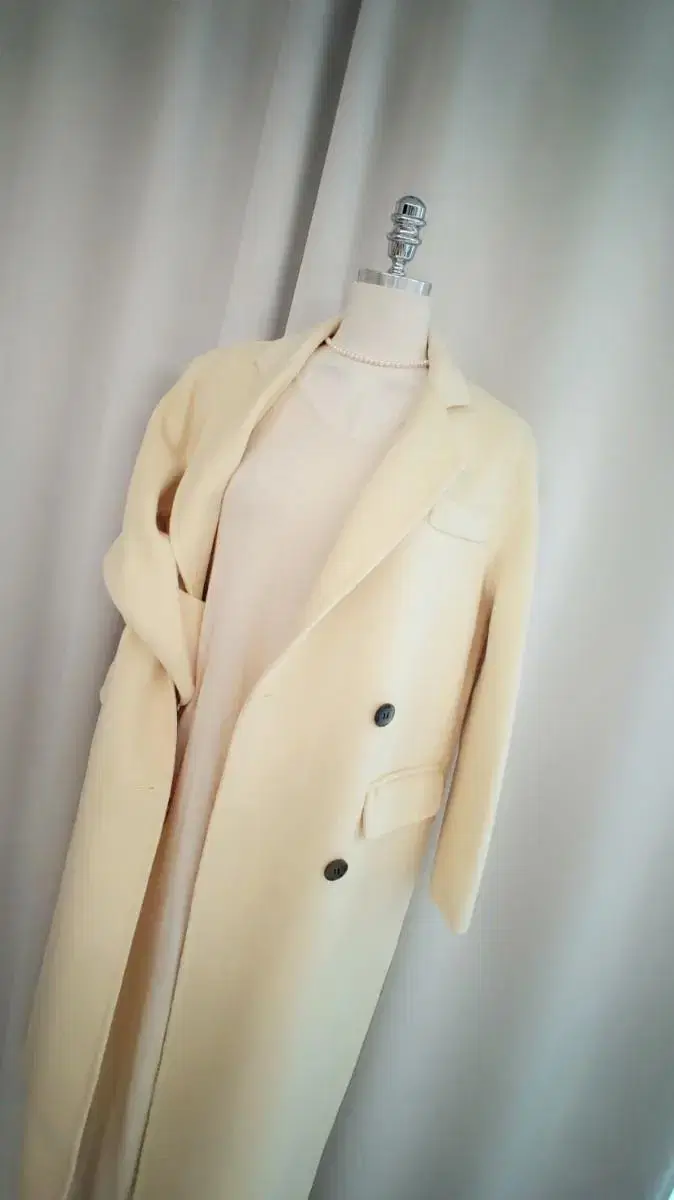 Bird-Wool90Tencel10Handmade Coat