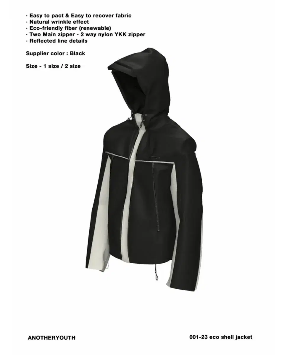 List Price 459,000 * Anotheryouth AnotherYouth_Eco Shell Jacket