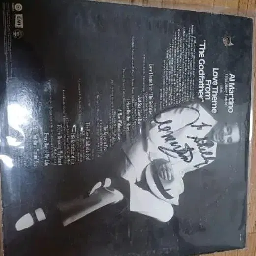 Movie The Godfather OST handwritten sign in album