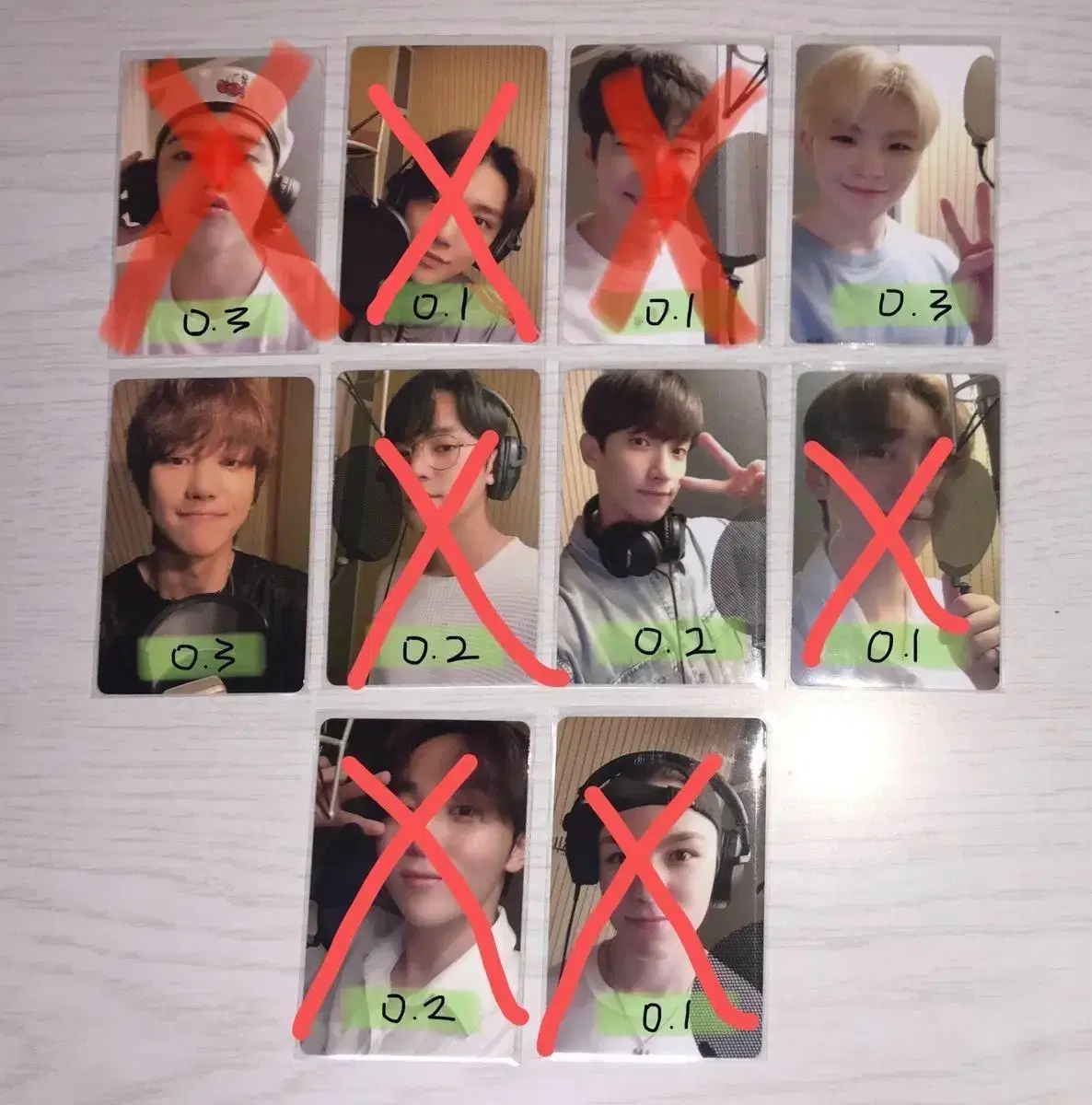 seventeen semi colon photocard