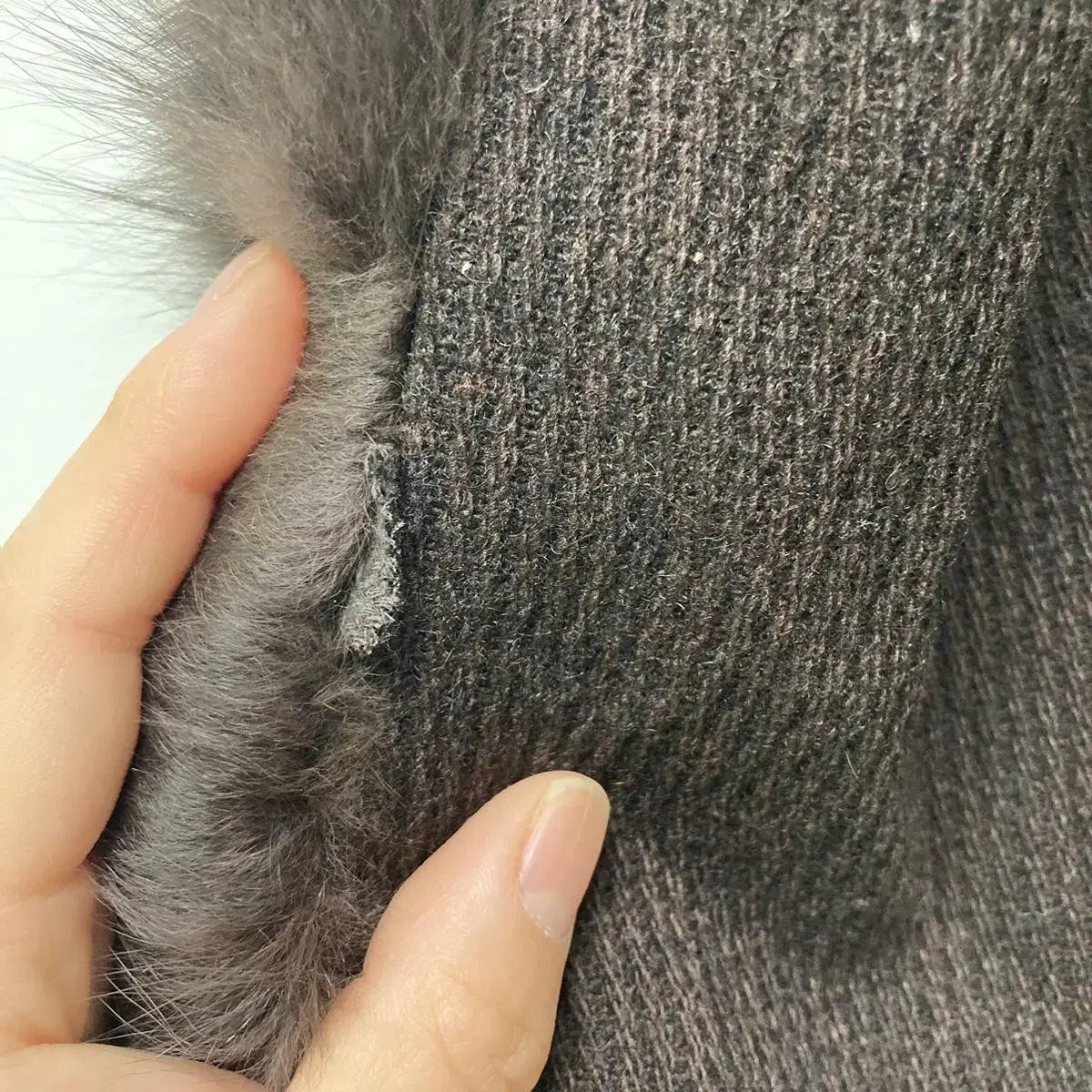 조이너스 폭스퍼 베스트 66사이즈 Joinus Fox Fur Vest