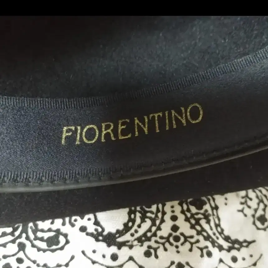 FIORENTINO 이탈리아 페도라 100% fur felt 블랙 S