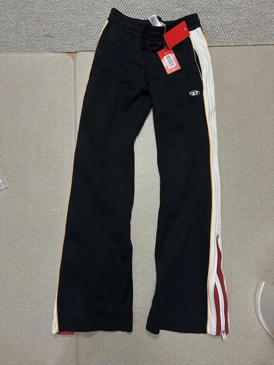 (S) size Diesel Zipper Sweatpants