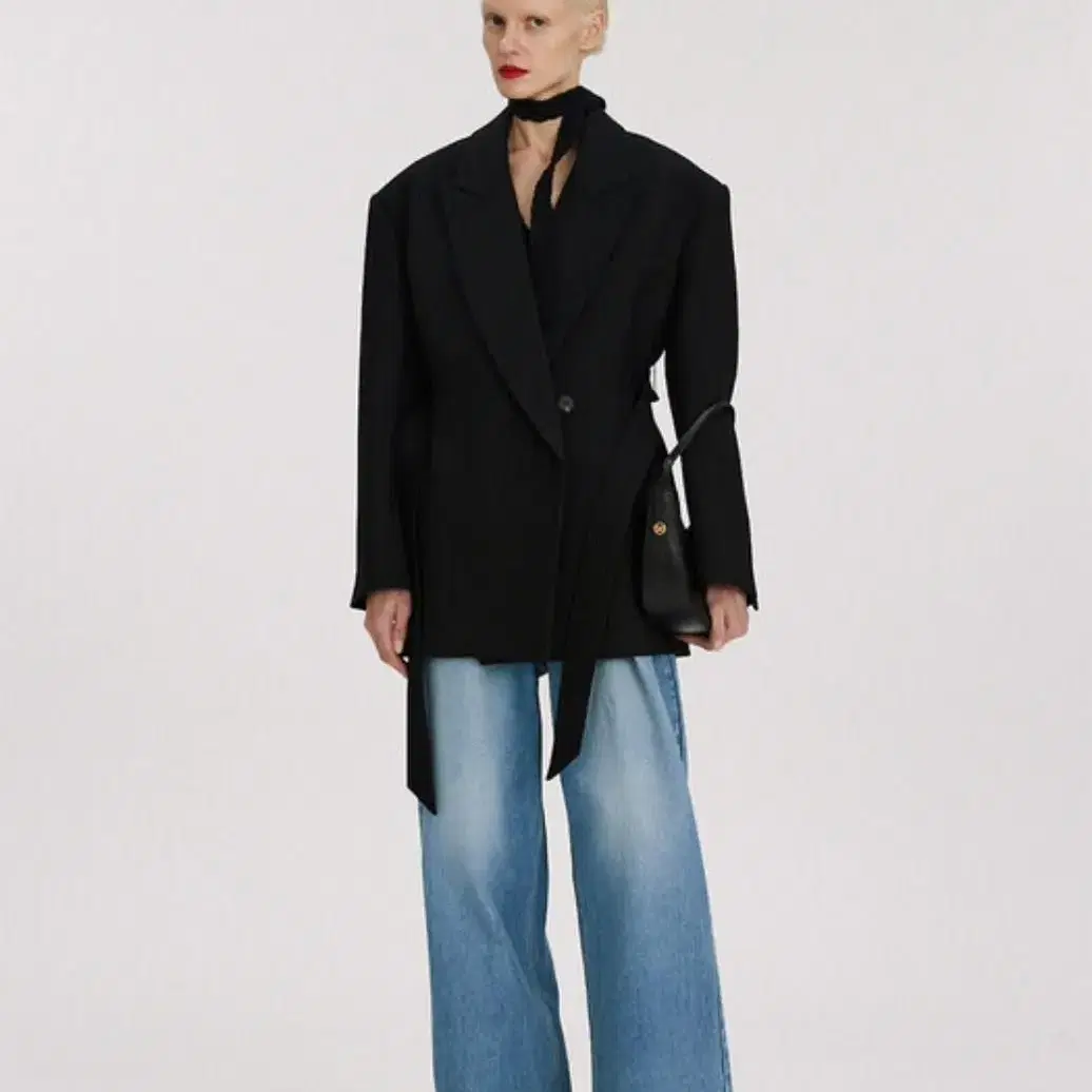 Recto OVERSIZED HOURGLASS BELTED JACKET