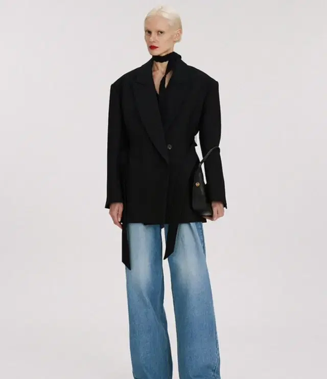 Recto OVERSIZED HOURGLASS BELTED JACKET