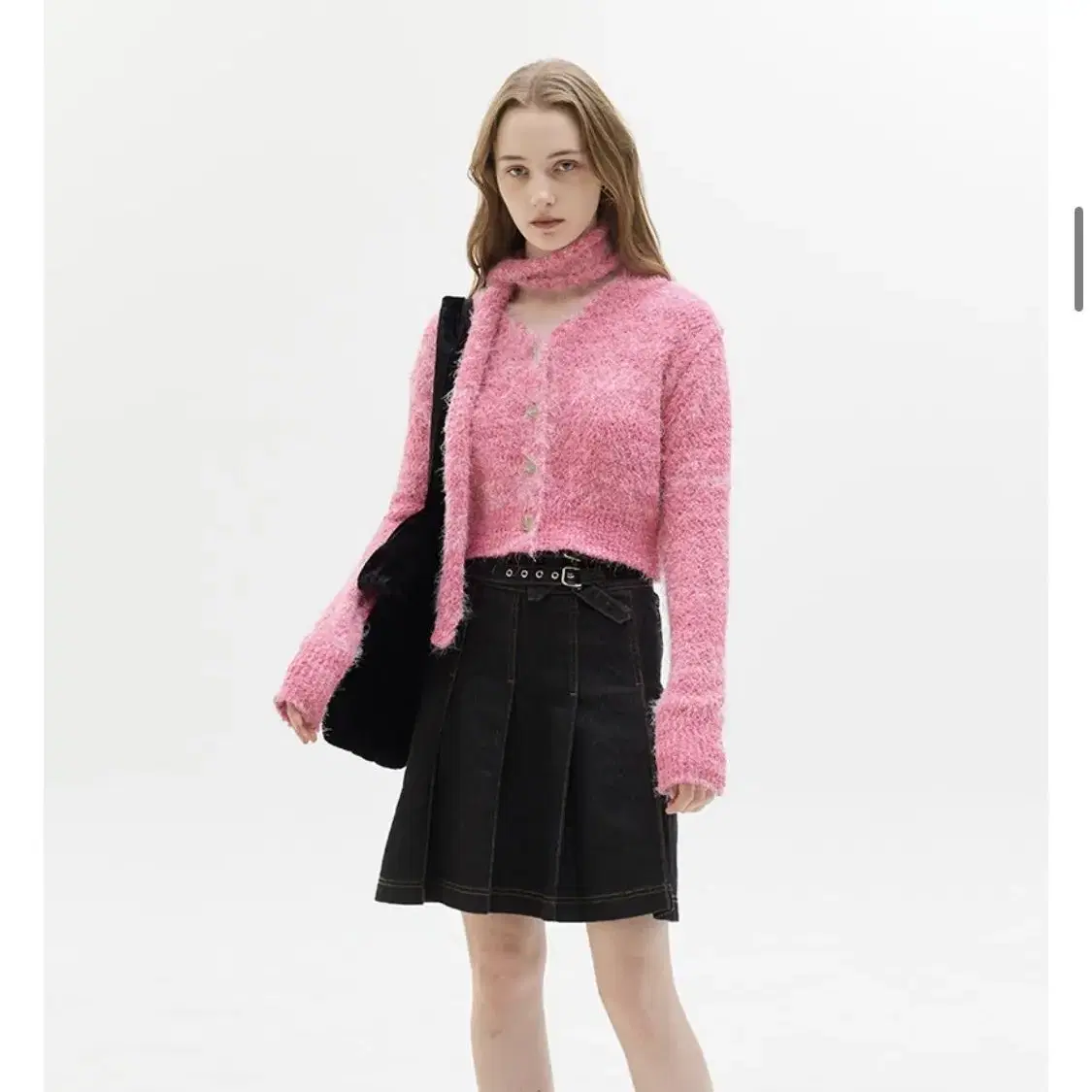 라티젠 LX POPCORN CARDIGAN SET(PINK)