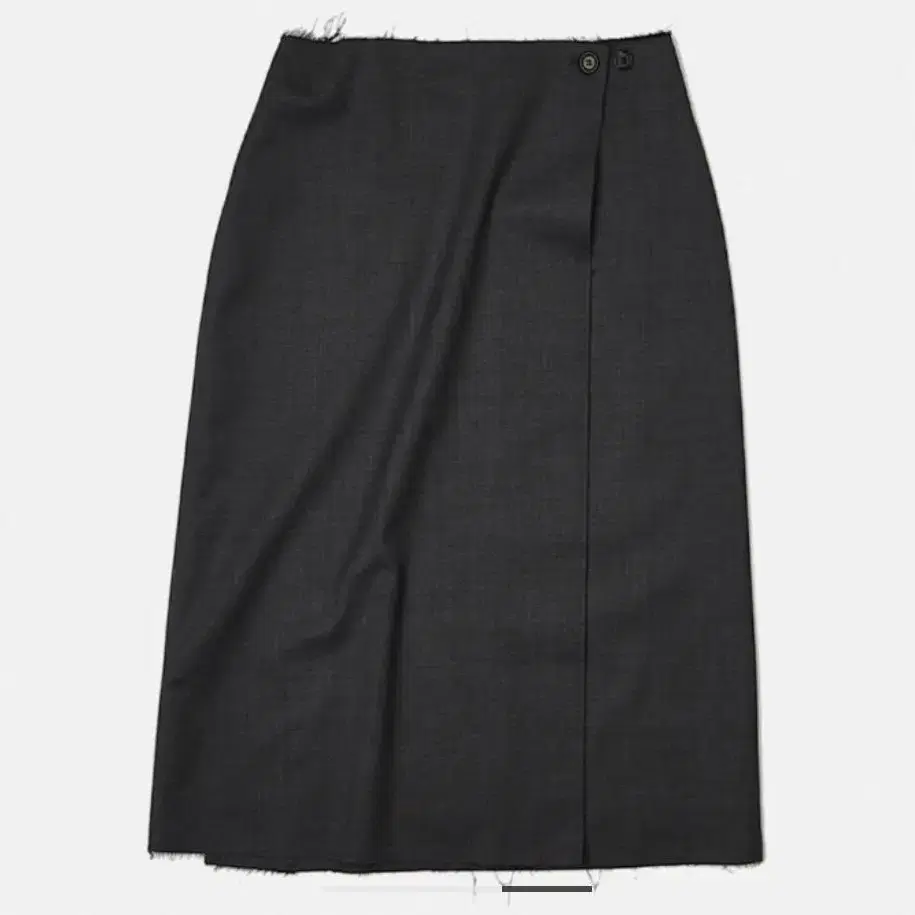 Nothingeverything 나띵에브리띵 wrap skirt gray