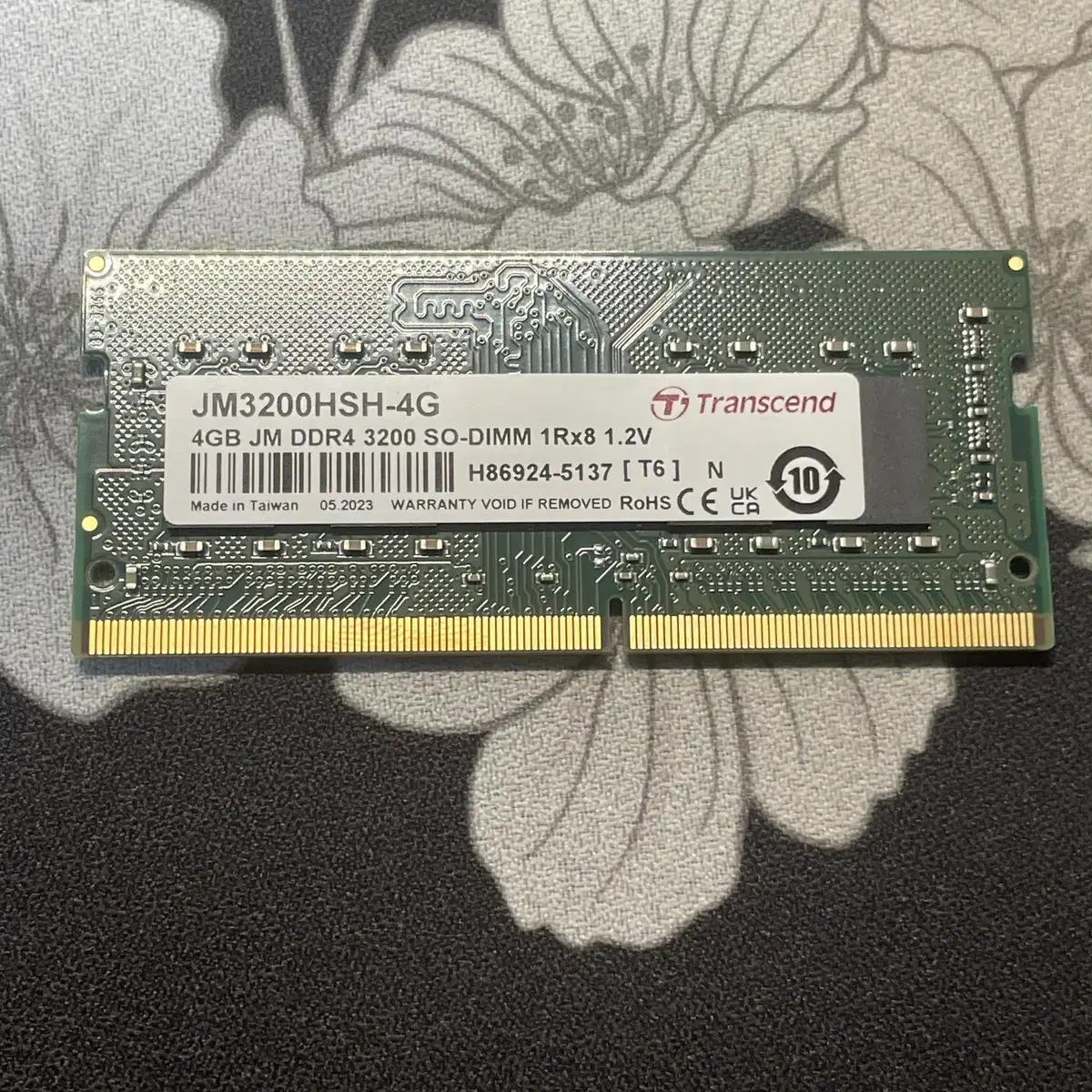 트랜센드 노트북용 램 ddr4 4gb