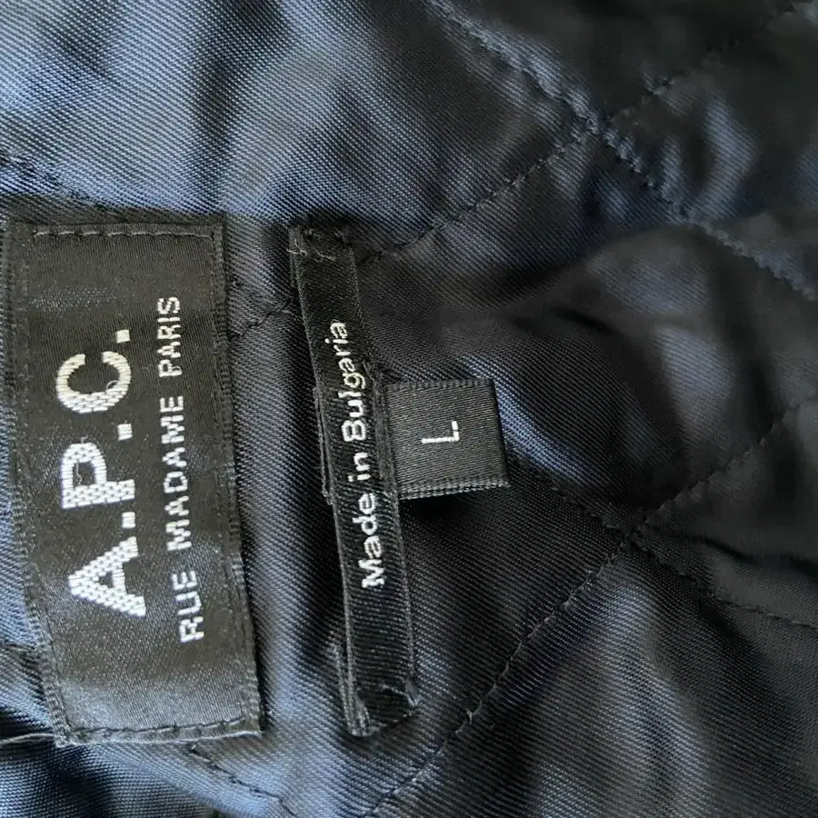 A.P.C 아페세 양털 블루종 네이비 L사이즈