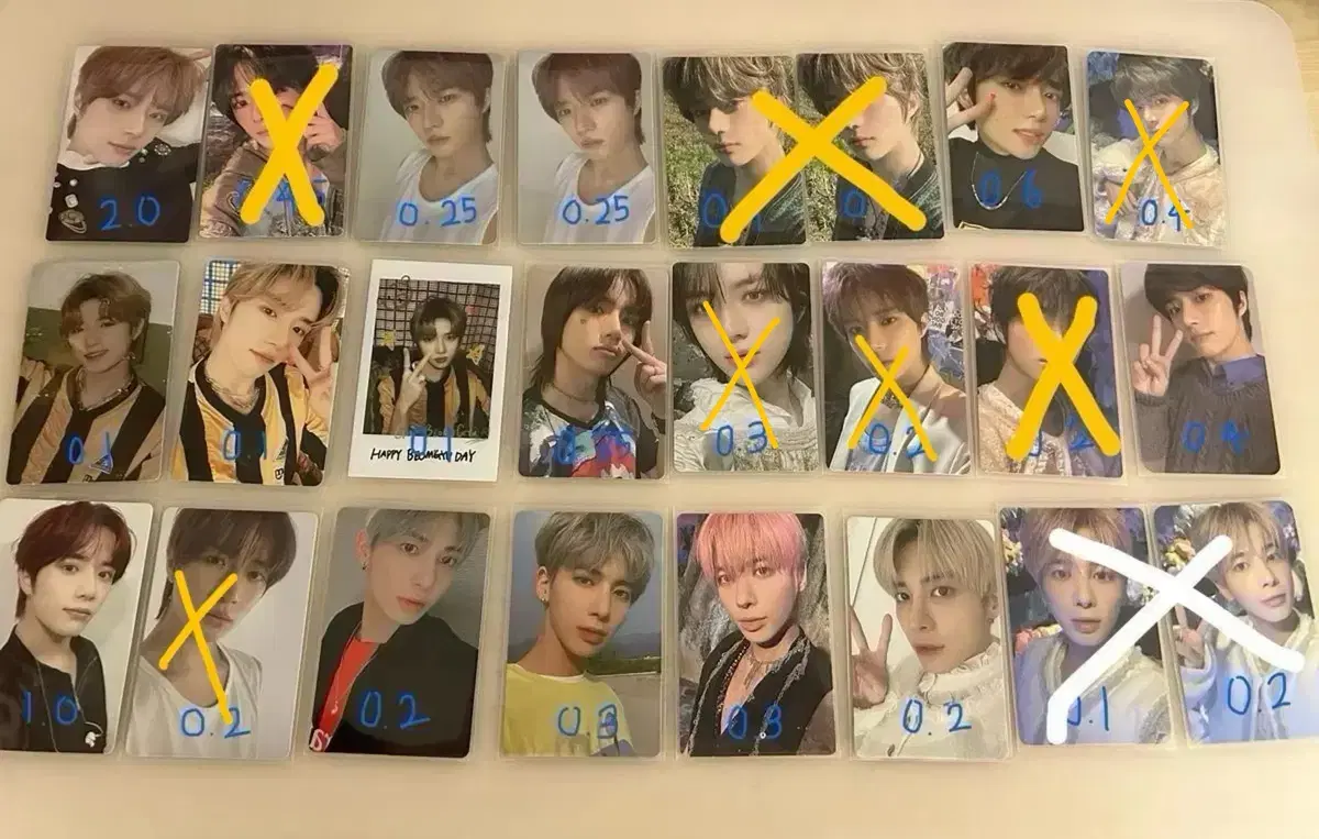 txt photocard sell | choi soobin choi yeonjun choi beomgyu kang taehyun hueningkai