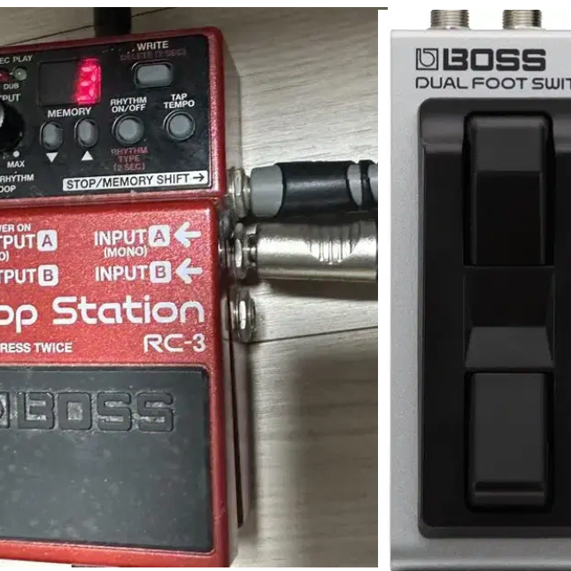 Boss RC-3 루프 스테이션 + FS-7 풋스위치 포함