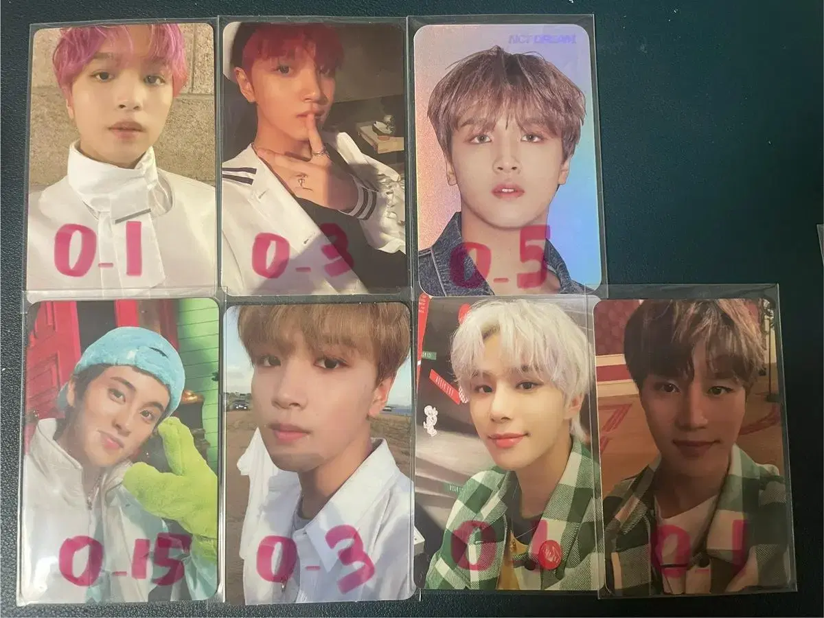 NCT photocard haechan mark jungwoo Taeil