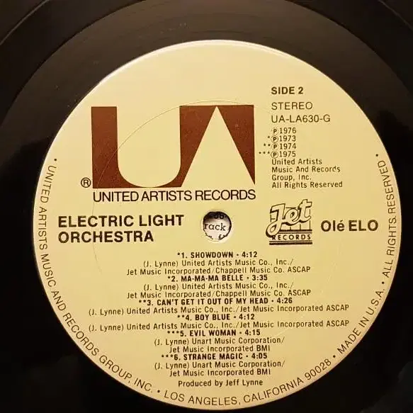 미국원반/ELO(Electric Light Orchestra) LP