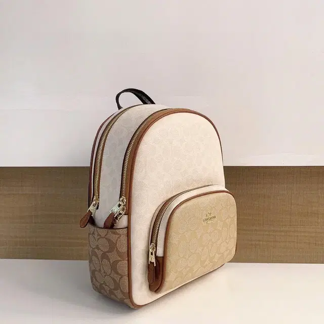 코치 Coach CA439 OS ST 여자 가방 시그니쳐 캔버스 코트 백