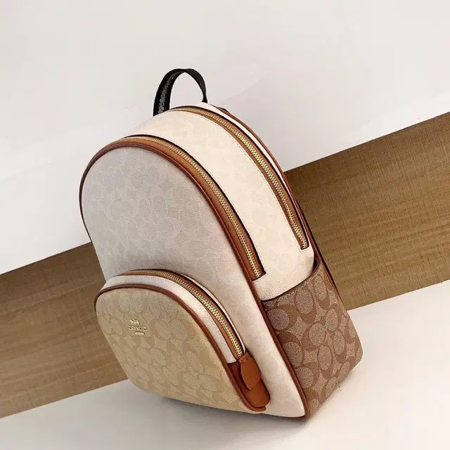 코치 Coach CA439 OS ST 여자 가방 시그니쳐 캔버스 코트 백