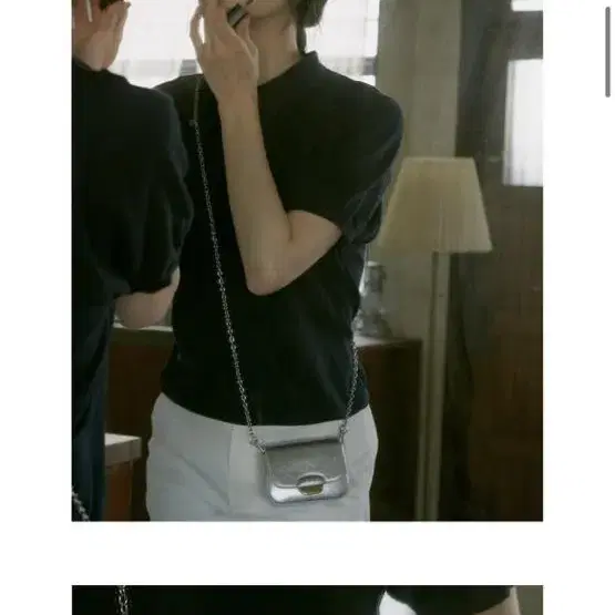 르아보네 le abonne WALLET BAG_SILVER