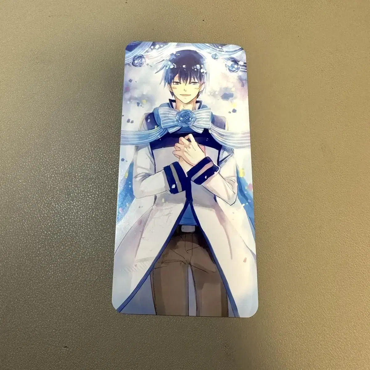 Vocaloid kaito unofficial goods kardtec photocard poca acrylic keyring pseka bocaro