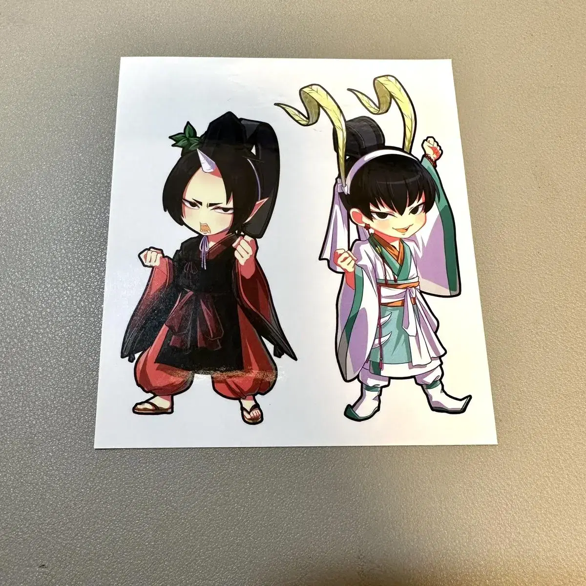 Hoozuki's Cold Iron Back Pack Goods Unofficial sticker photocard postcard Hozuki Nendo Figures