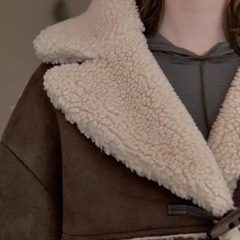 Sinoon 시눈 무스탕  OVERSIZED SHEARLING JACKE