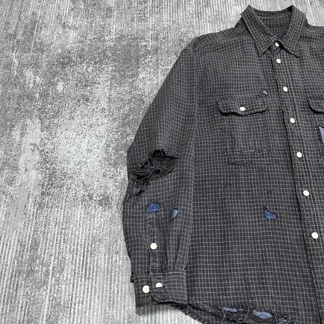 VISVIM 20AW I.C.T GRAND RIVER L/S CRASH