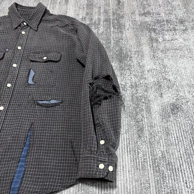 VISVIM 20AW I.C.T GRAND RIVER L/S CRASH