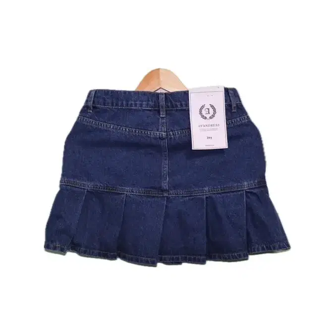 어반드레스 PLEATS DENIM SKIRT DEEP BLUE