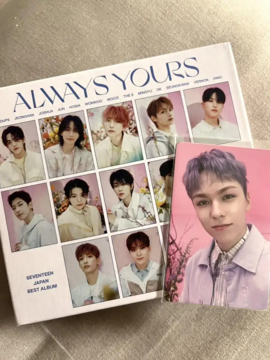 Seventeen Always yours Universal First Time Only A Full Set (Vernon Photocard)