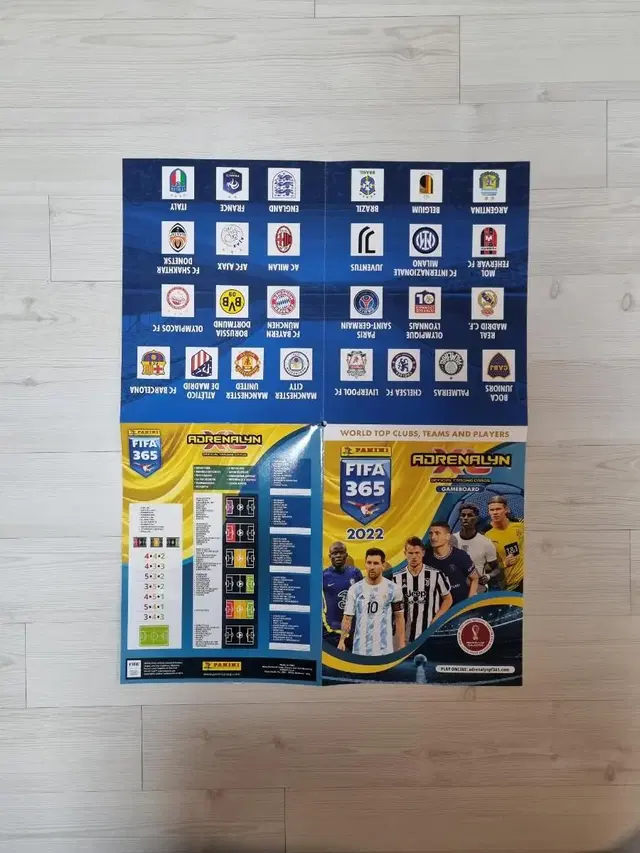 2022 FIFA 365 PANINI 게임 보드 (A2 사이즈)