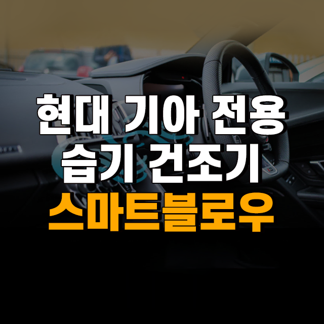 자동차 습기건조기 에어컨 냄새제거 스마트블로우 현대 기아 전용