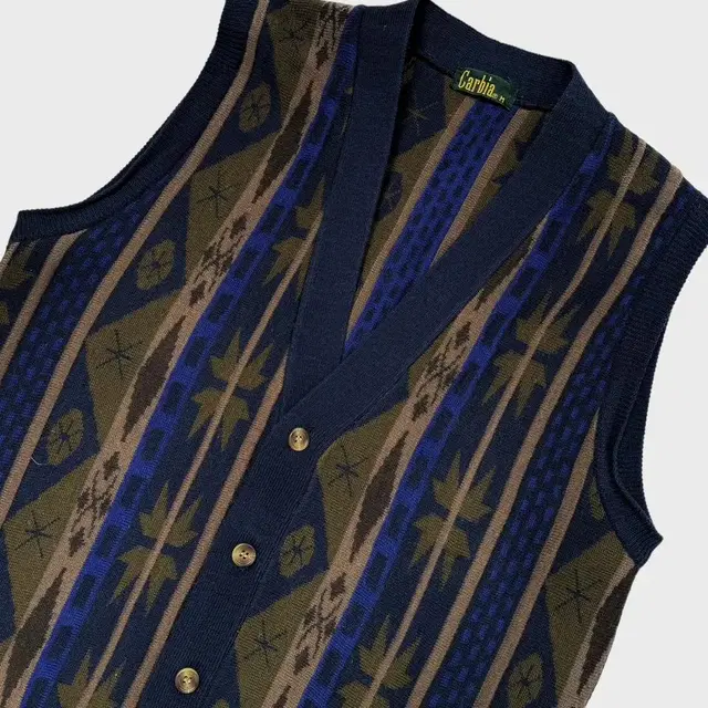 vintage ethnic pattern vest