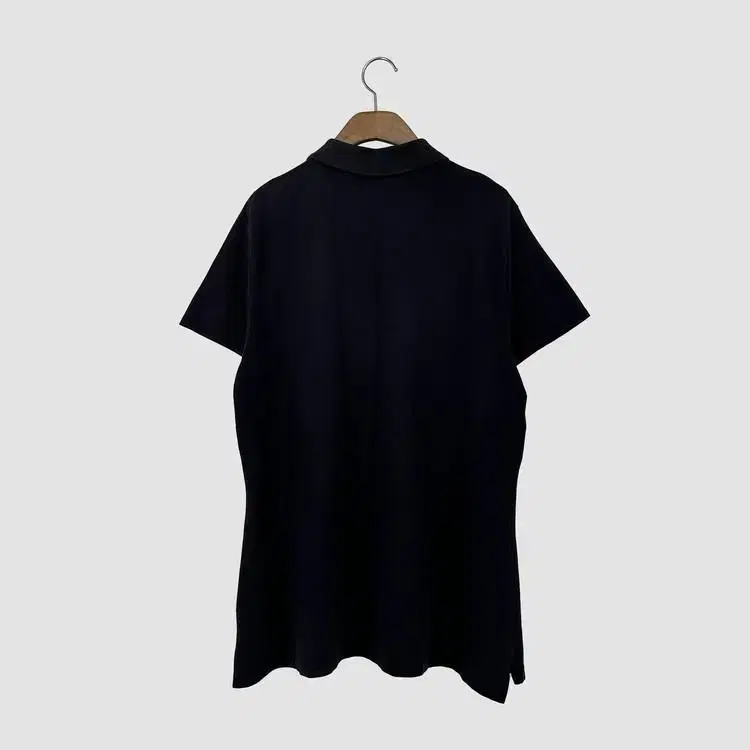 타미힐피거 로고 카라 티셔츠 (XL size / NAVY)