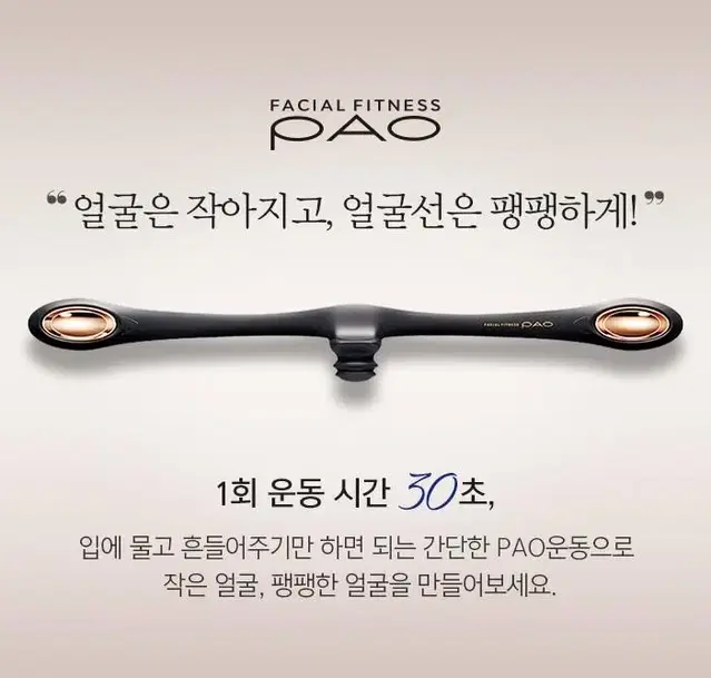 파오 정품 블랙 컬러