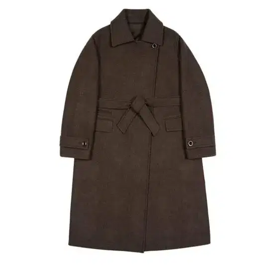 (새상품) 패브릭컬러지 Wool hiden double coat