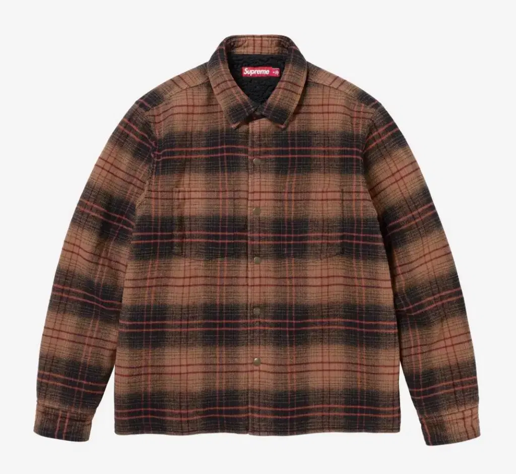 [New Arrivals] Supreme Lined Flannel Shirt (M) 23FW