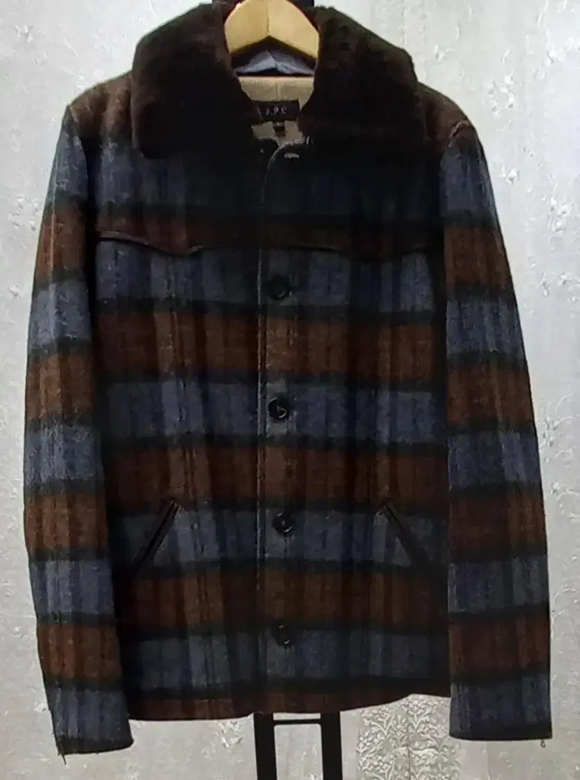 A.P.C Check Wool Jacket 95