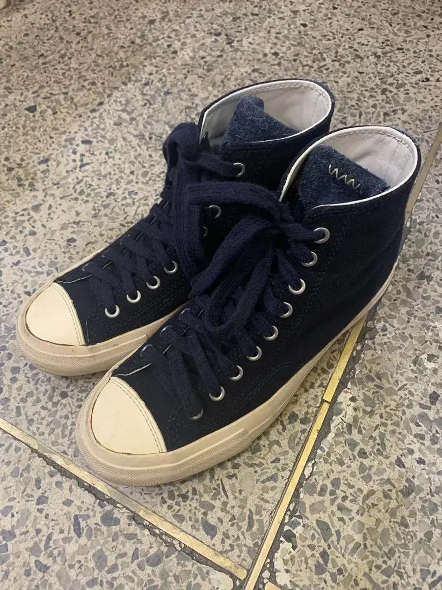 visvim 비즈빔 skagway high 네이비 7사이즈
