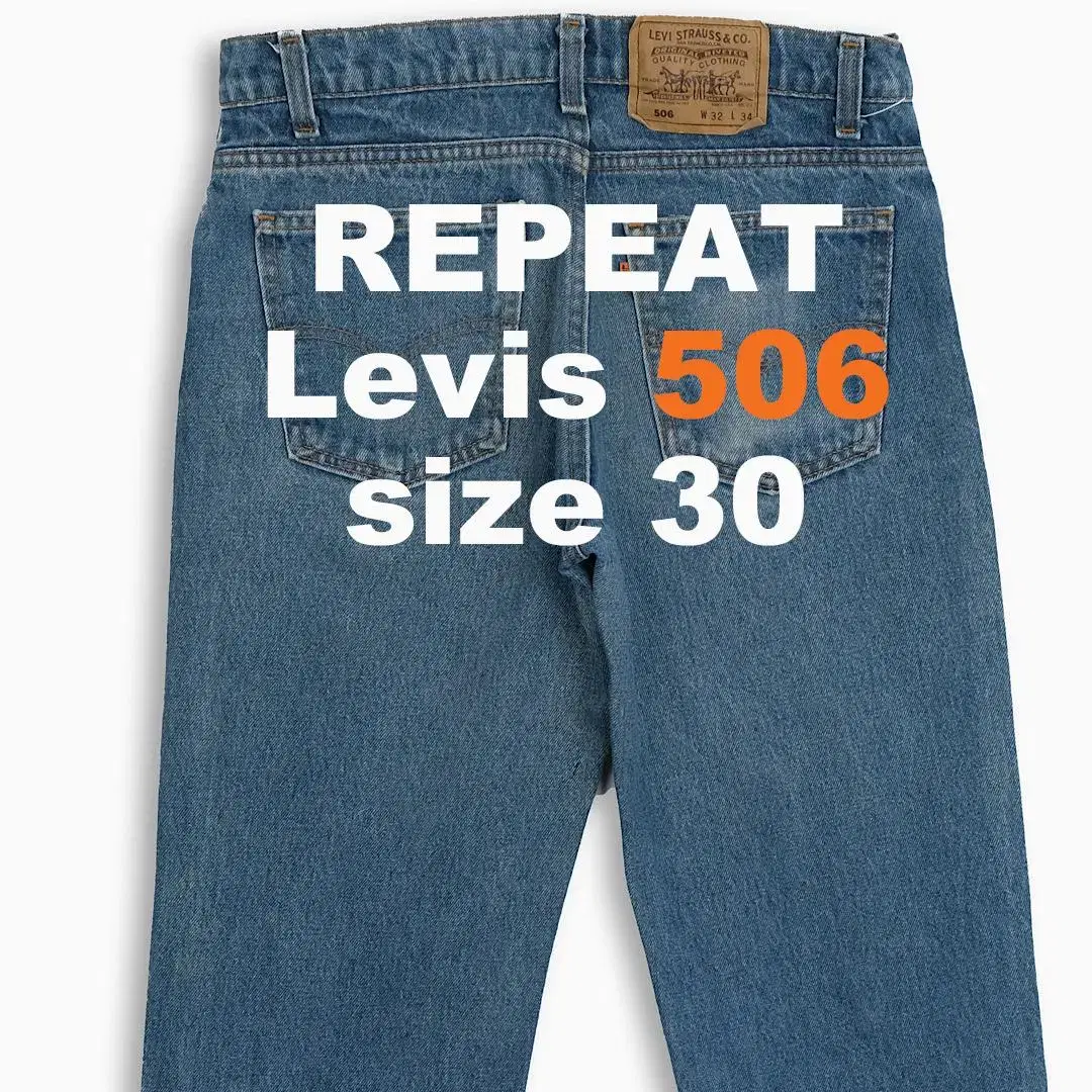 Levi's 506 Orangetab 80s USA 30 size OR5063201