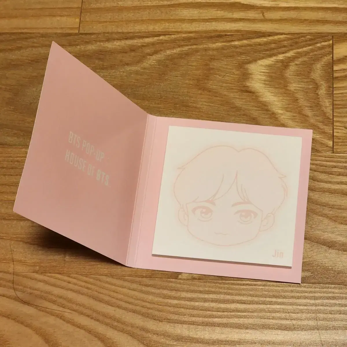 BTS pop up Memo paper (jin)