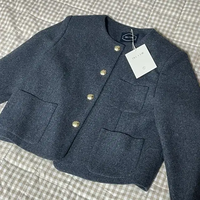 틸아이다이 스텔라 울 자켓 Stella wool jacket_Blue