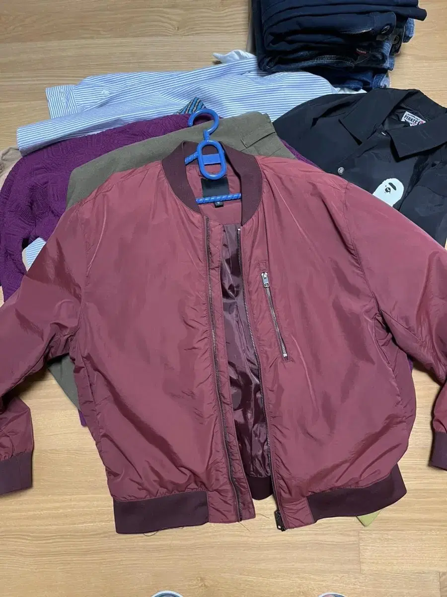 H&M Bomber Burgundy