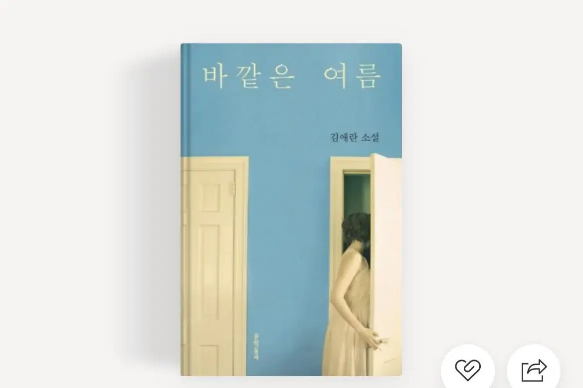 새상품 김애란 바깥은 여름 소설집