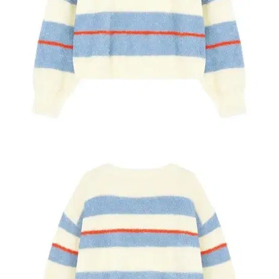 마가린 핑거스 stripe brush pullover(blue)