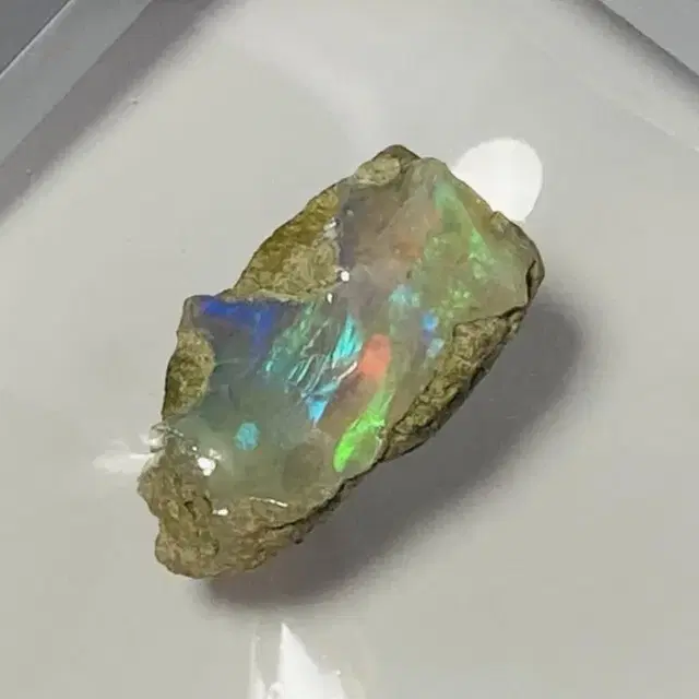 AAA 천연 에디오피아 웰로 오팔 25mm 14.88ct