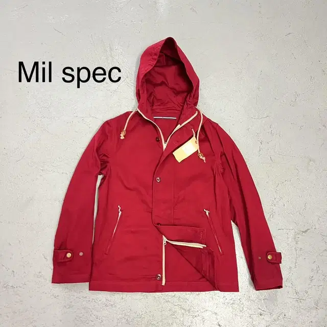 (새상품) Mil spec  면 코튼 후드집업 2way