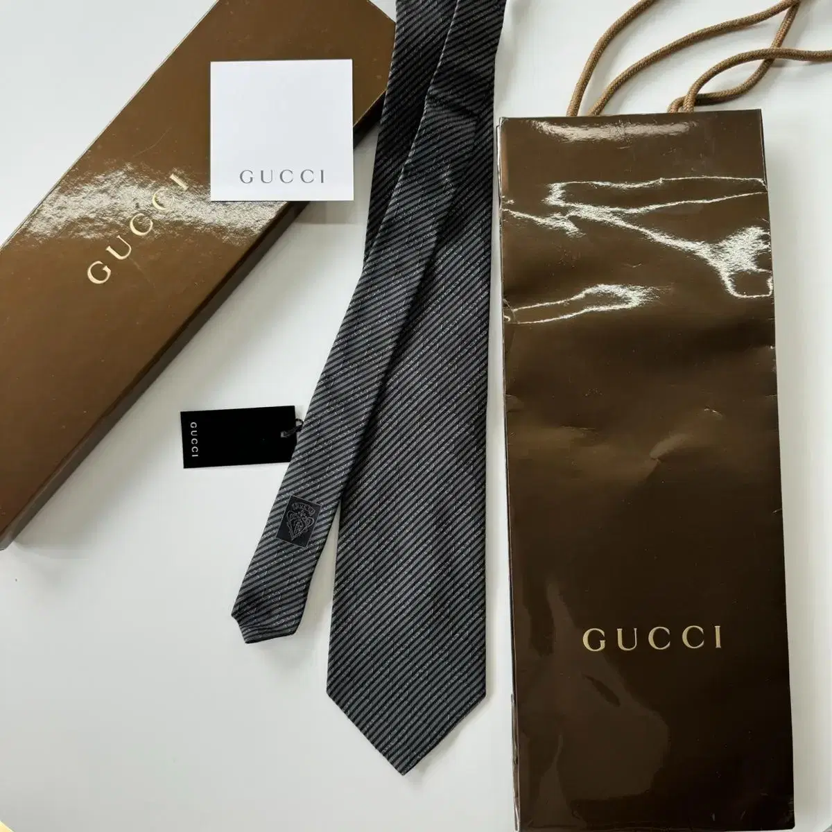 (새상품) 구찌(GUCCI) GG모노그램 명품 정품넥타이