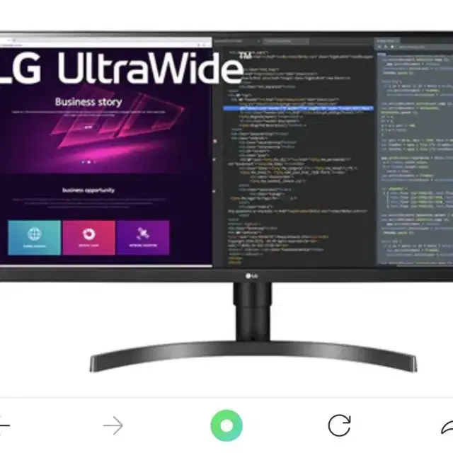 LG 34WN750.부품용 액정파손 새제품